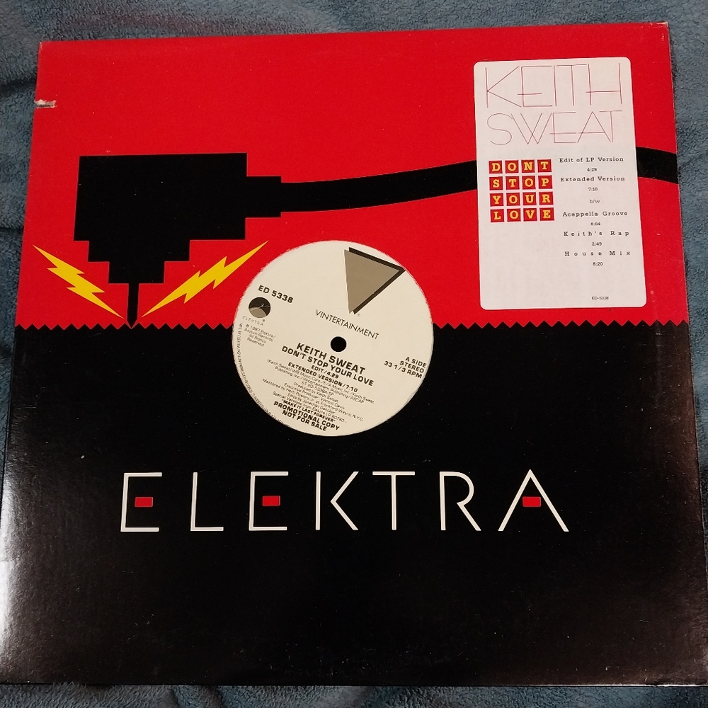 Keith Sweat 1987 Promo Vinyl